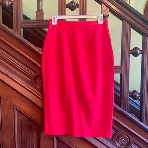 Red Bettie Page by Tatyana Pencil Skirt